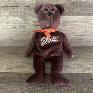 Brown CoCo Presley 2007 Ty Beanie Babies Bear EUC 9"